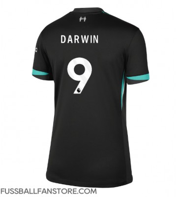 Liverpool Darwin Nunez #9 Replik Auswärtstrikot Damen 2024-25 Kurzarm